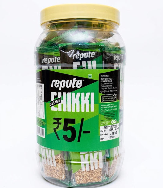 White Sesame Candy Bar.
50 Pieces in One Clear Jar.
Perfect for kids and adults alike, it is easy to carry in your bag, lunch box, or pocket, making it a convenient snack for school, work, or travel.